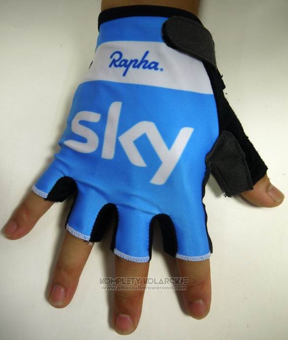 2015 Sky Rekawiczki Cycling Niebieski